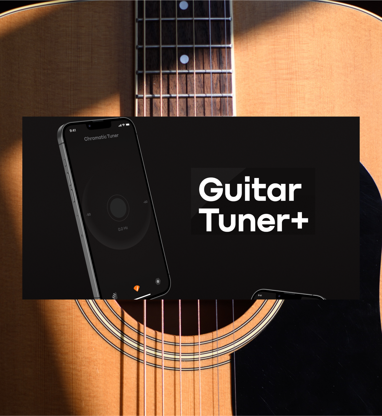 Guitar Tuner+ — portfolio preview and case-study cover