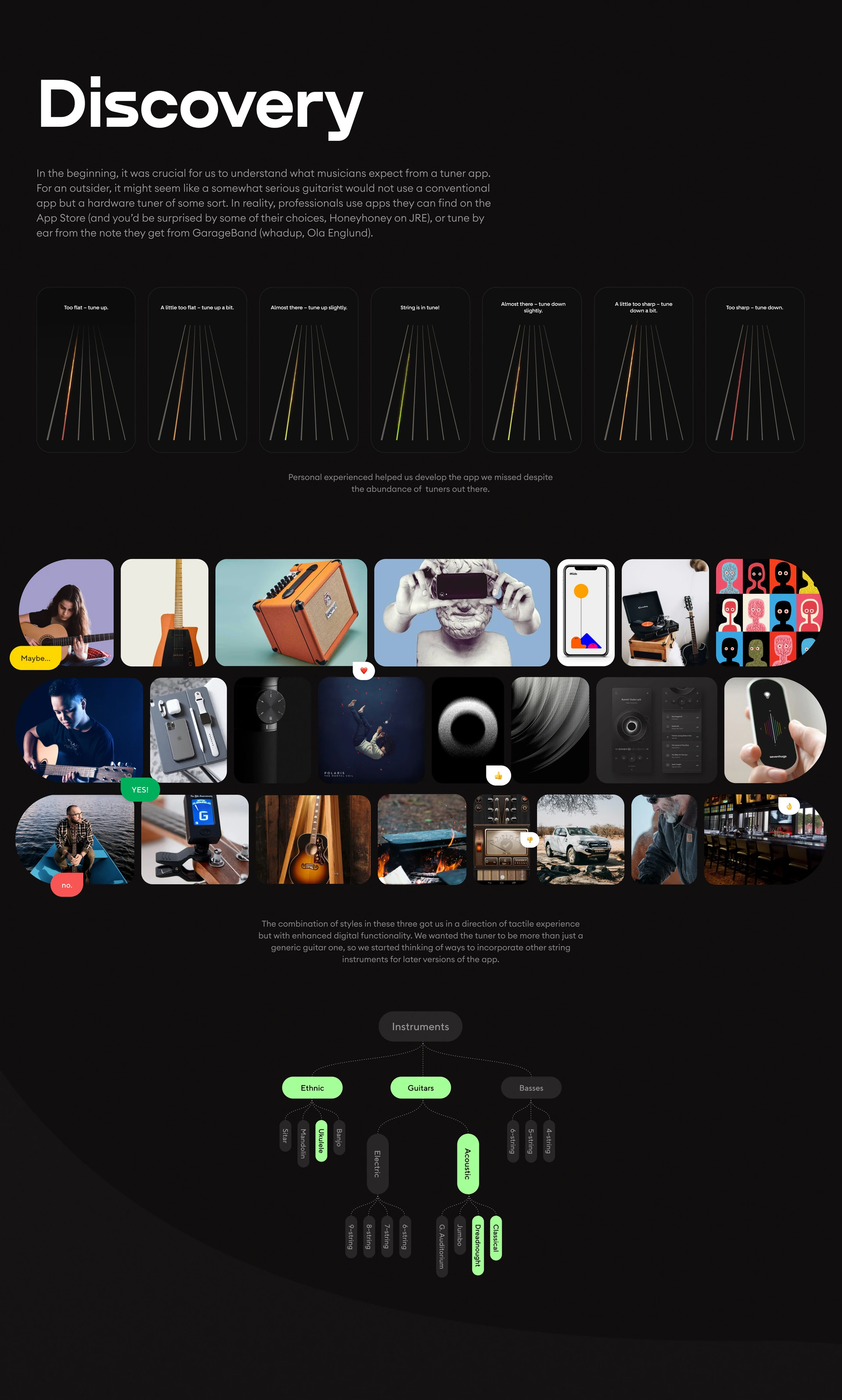 Guitar Tuner+ — design presentation, frame 4