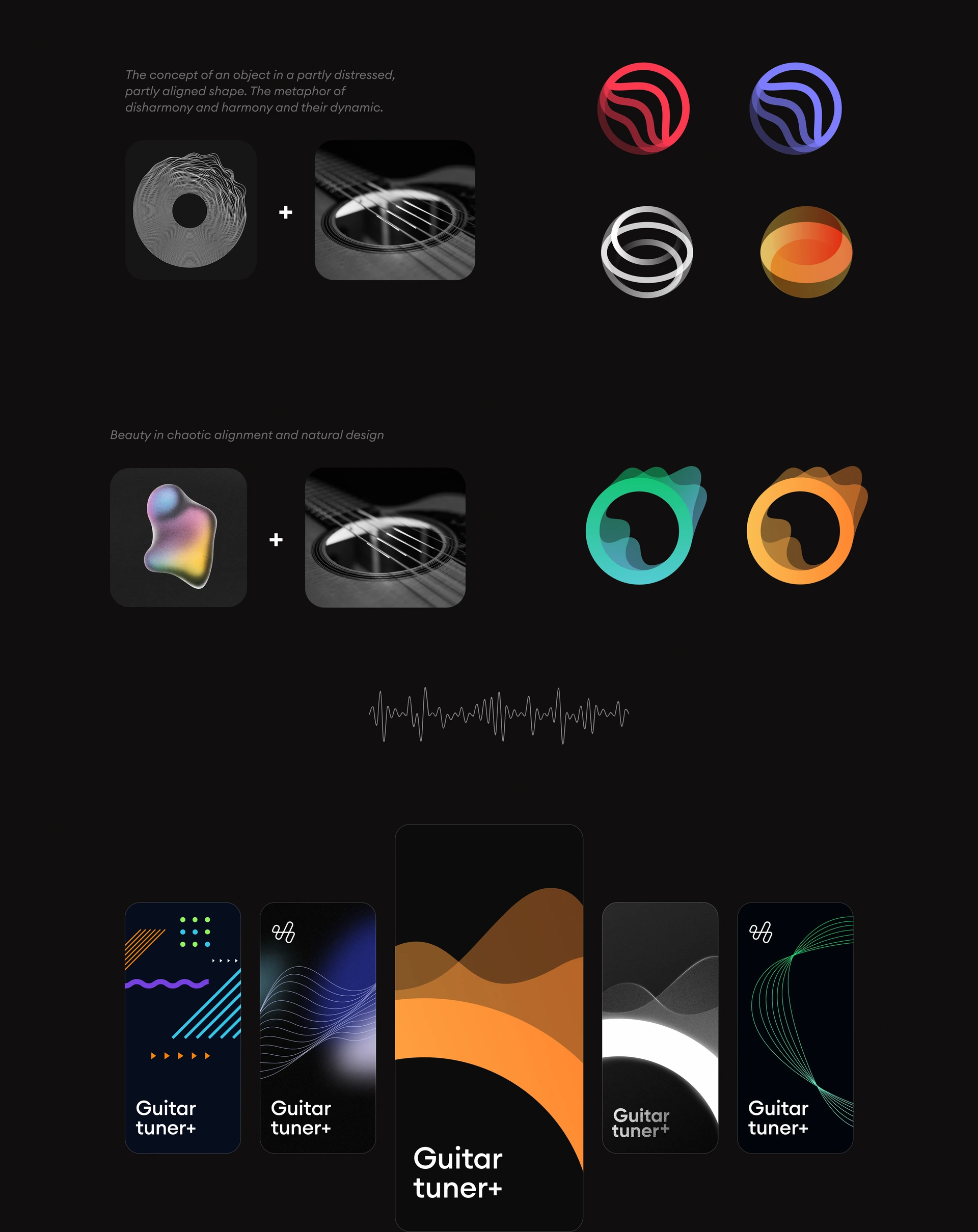 Guitar Tuner+ — design presentation, frame 6