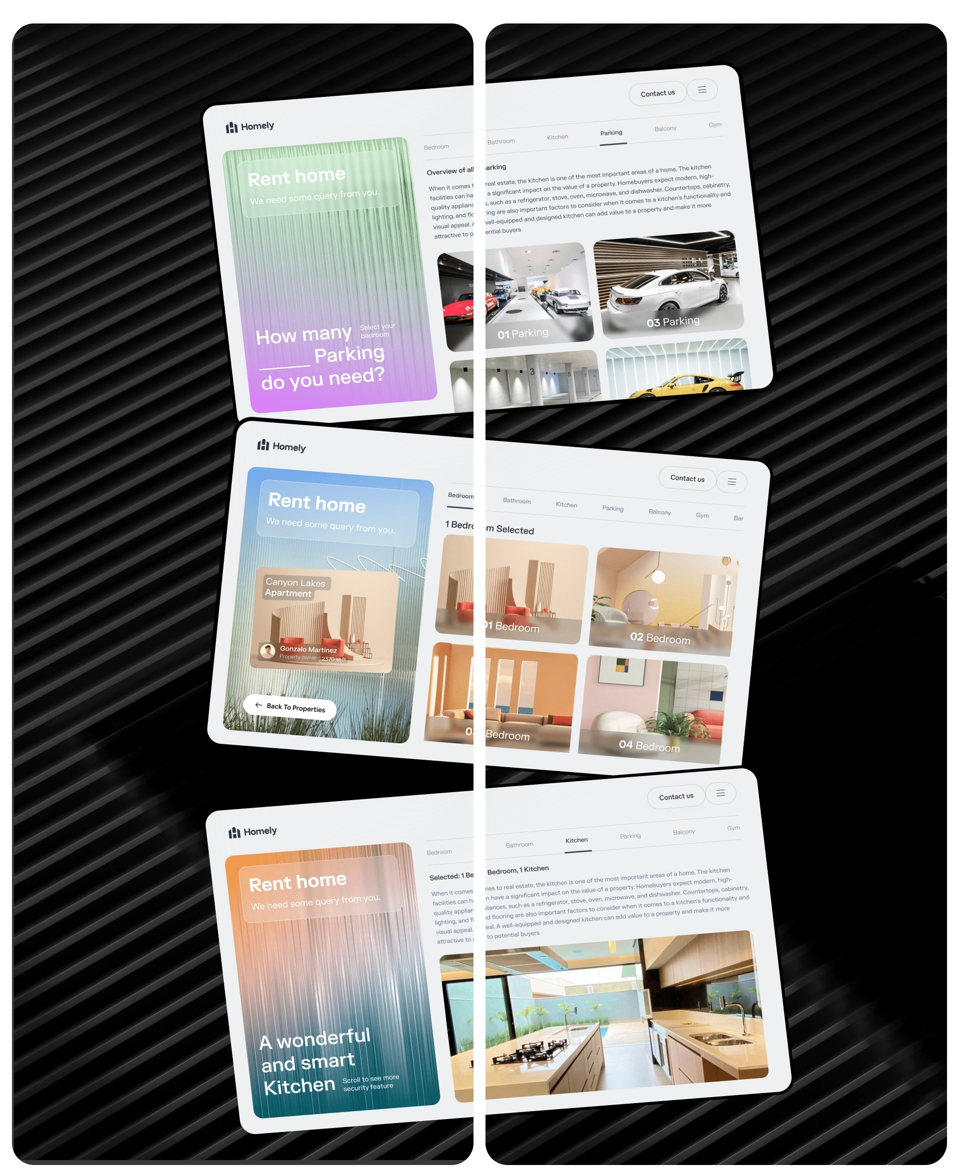 Homely — design presentation, frame 11