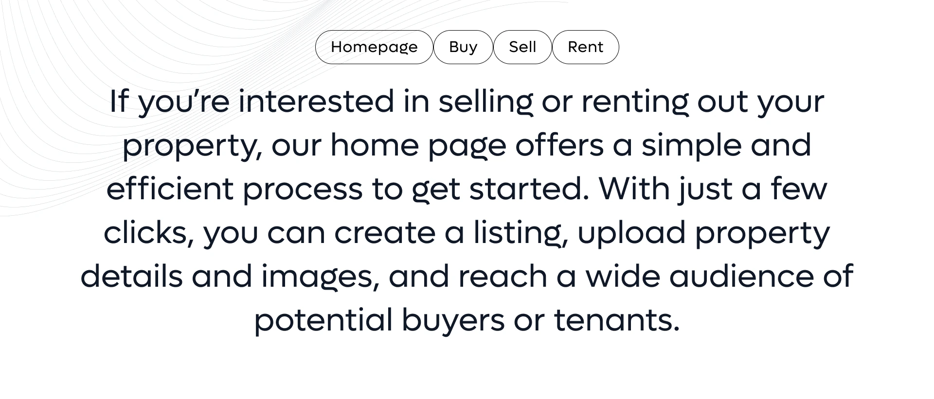 Homely — design presentation, frame 7