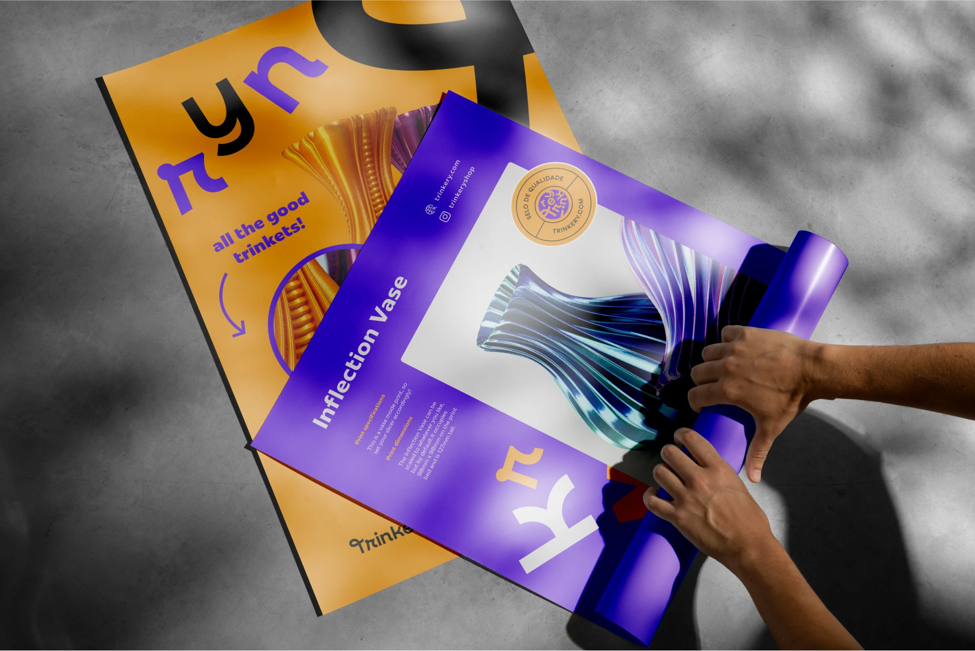 Trinkery — design presentation, frame 9